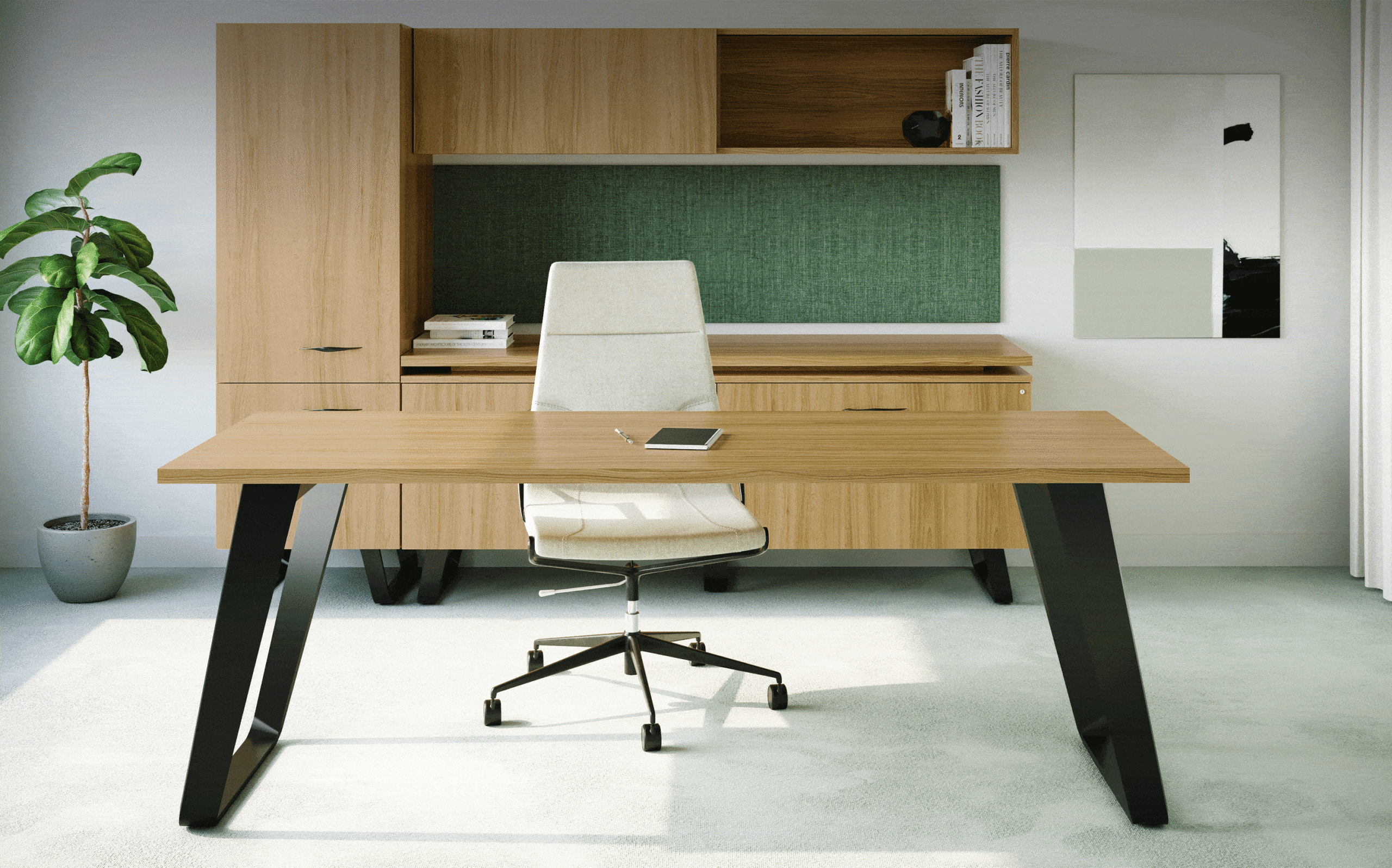 Ribbon Free-Standing Desk